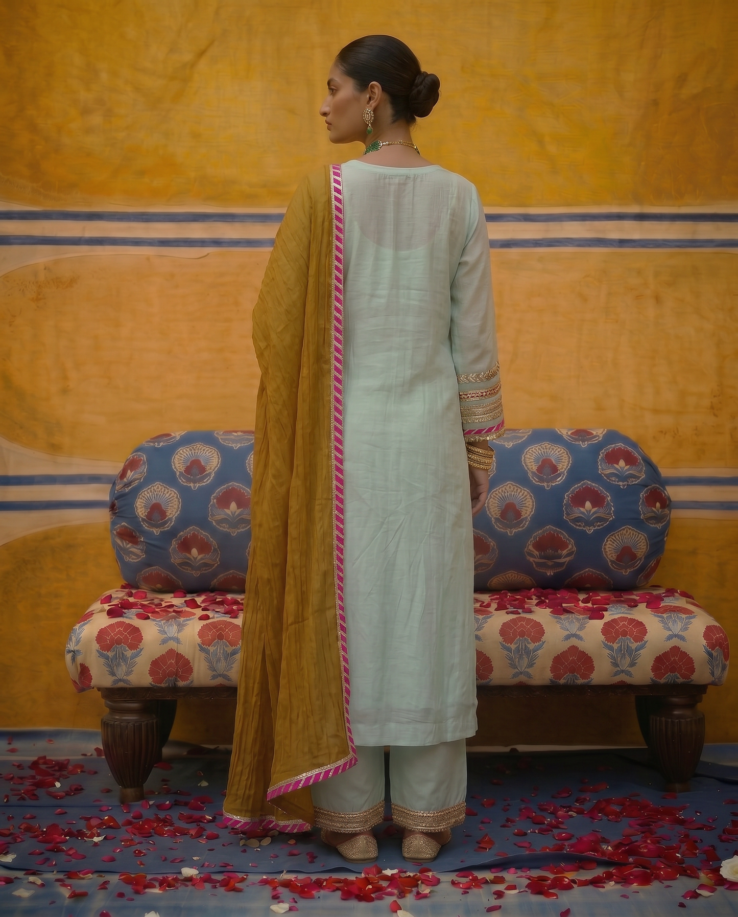 Mint Green dori noor kurta set