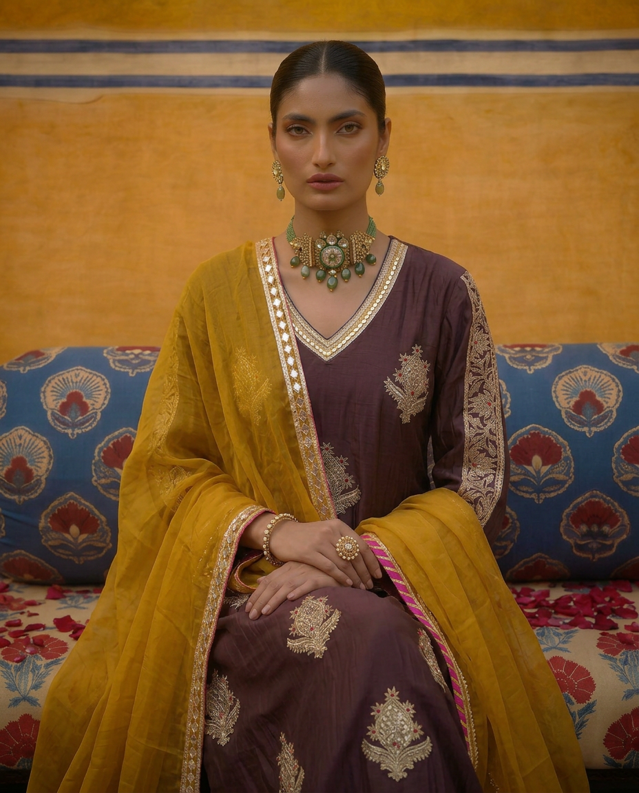 Royal Plum dori noor Motif Set