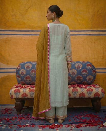 Mint Green dori noor kurta set