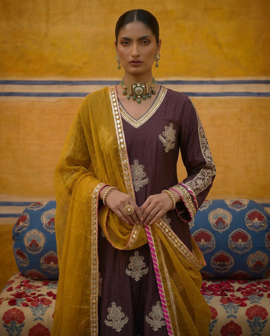 Royal Plum dori noor Motif Set