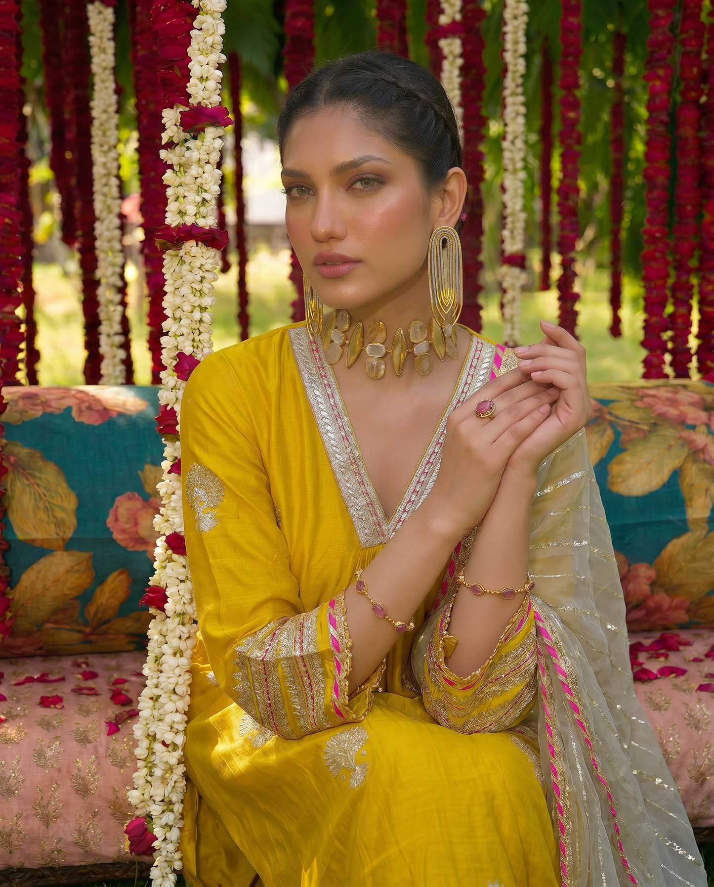 Mustard All over Buta Set