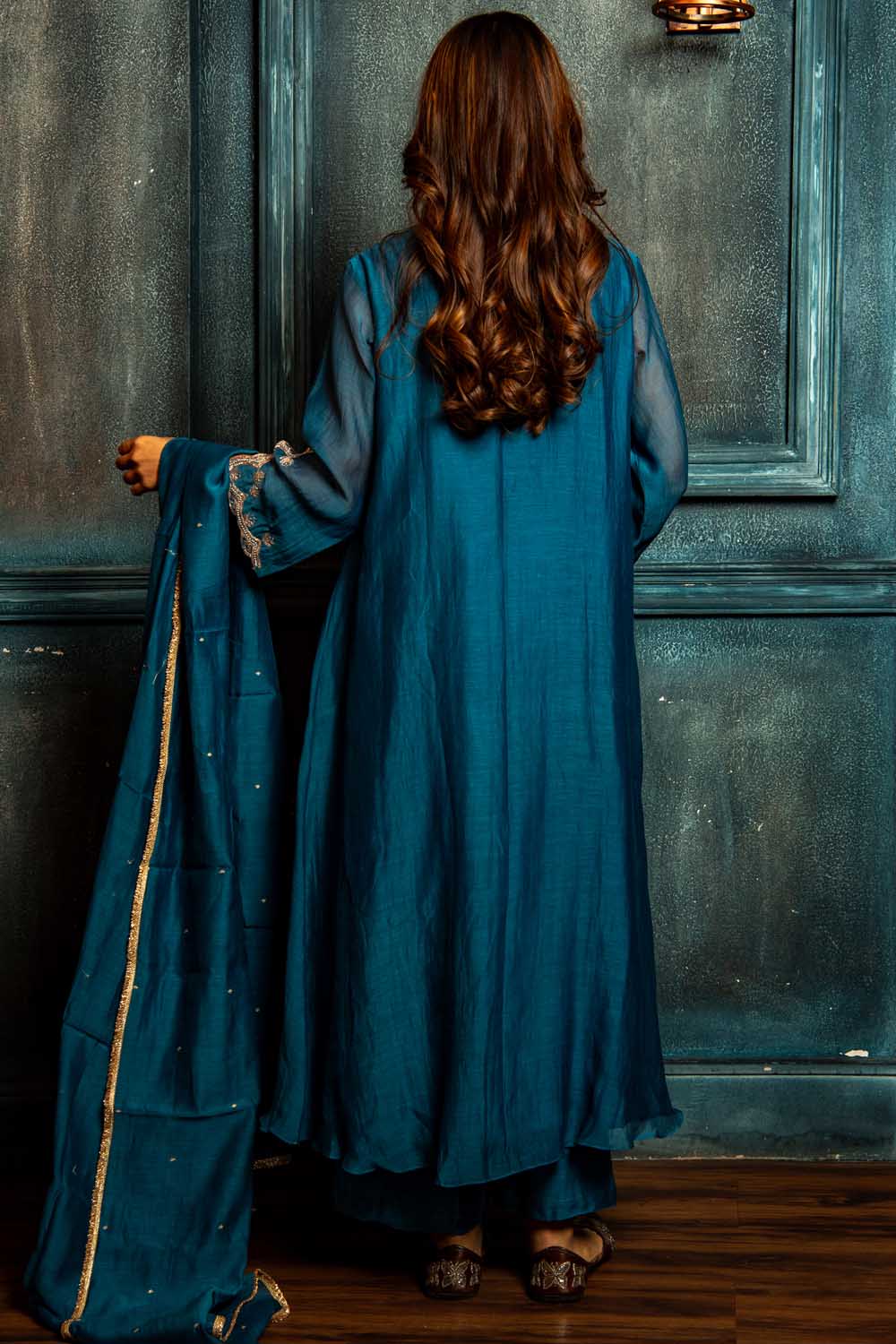 Sapphire Bloom Kurta Set