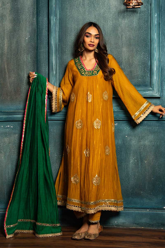 Mustard Meher Kurta Set