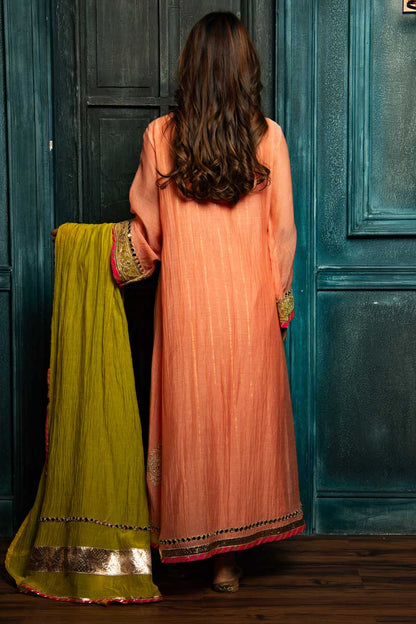 Royal Peach dori Kurta Set
